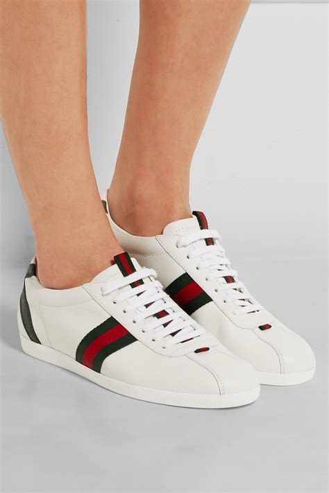 gucci white trainer|gucci white trainers women.